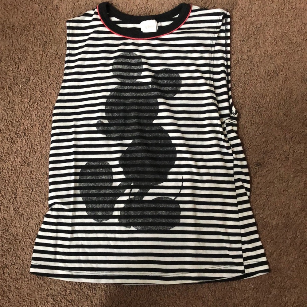 Striped Mickey Mouse tank top